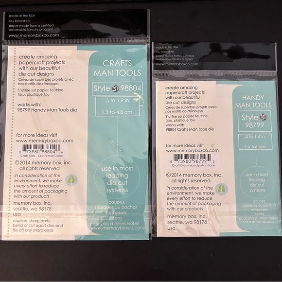 Memory box craft dies (Handy man tools, Crafts Man Tools) - Picture 2 of 8